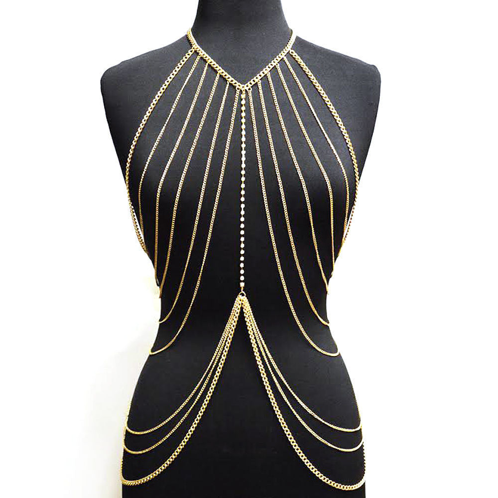 Full Body Chain Gold Full Body Chain | Women's Jewelry | TMEZE