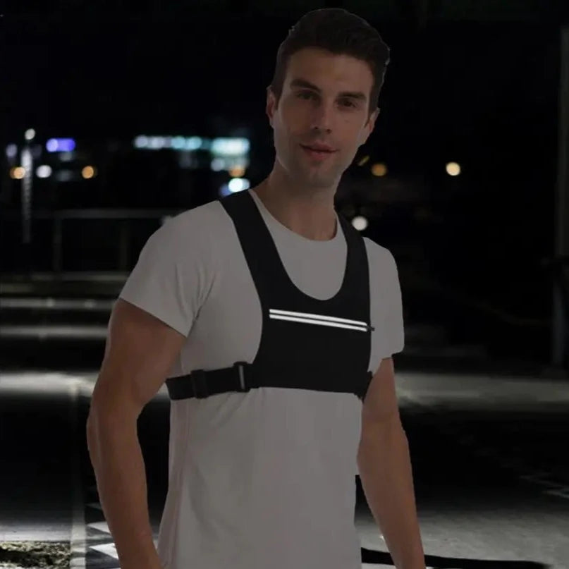 Reflective Running Vest Bag