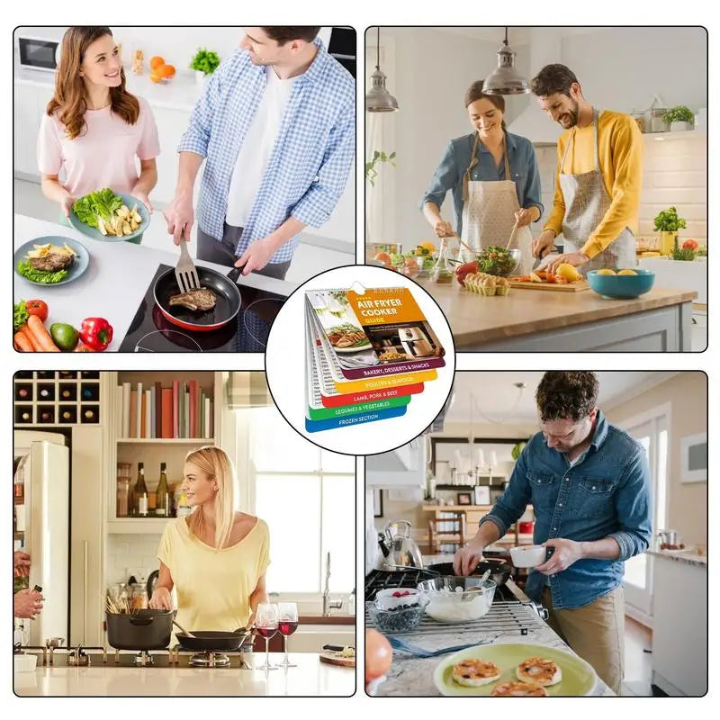 Magnetic Air Fryer Cookbook Chart
