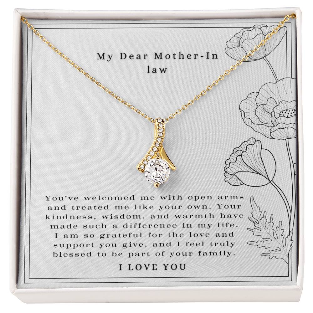 To My Mother In Law - Alluring Beauty Necklace