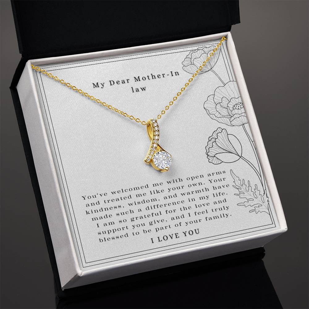 To My Mother In Law - Alluring Beauty Necklace
