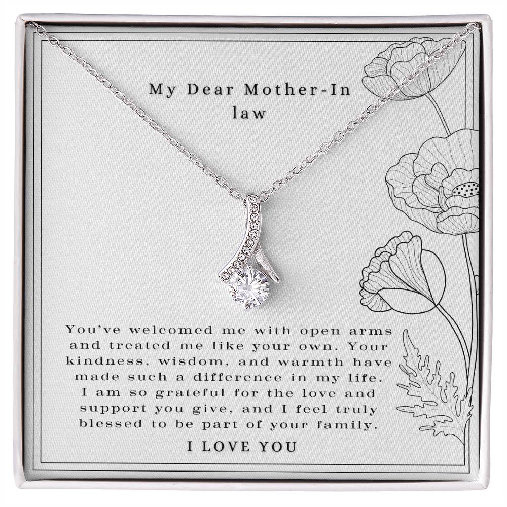 To My Mother In Law - Alluring Beauty Necklace