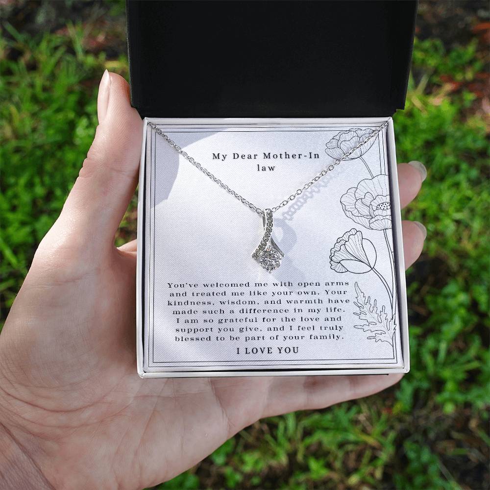 To My Mother In Law - Alluring Beauty Necklace