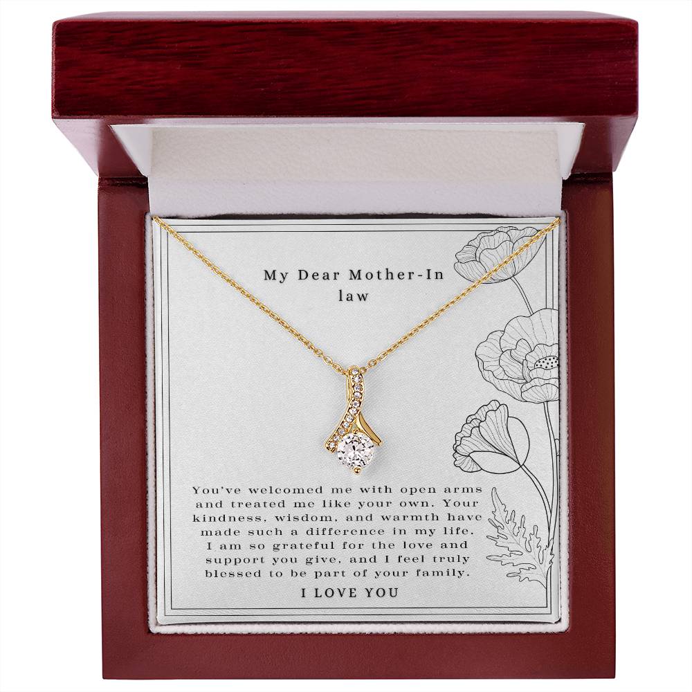 To My Mother In Law - Alluring Beauty Necklace