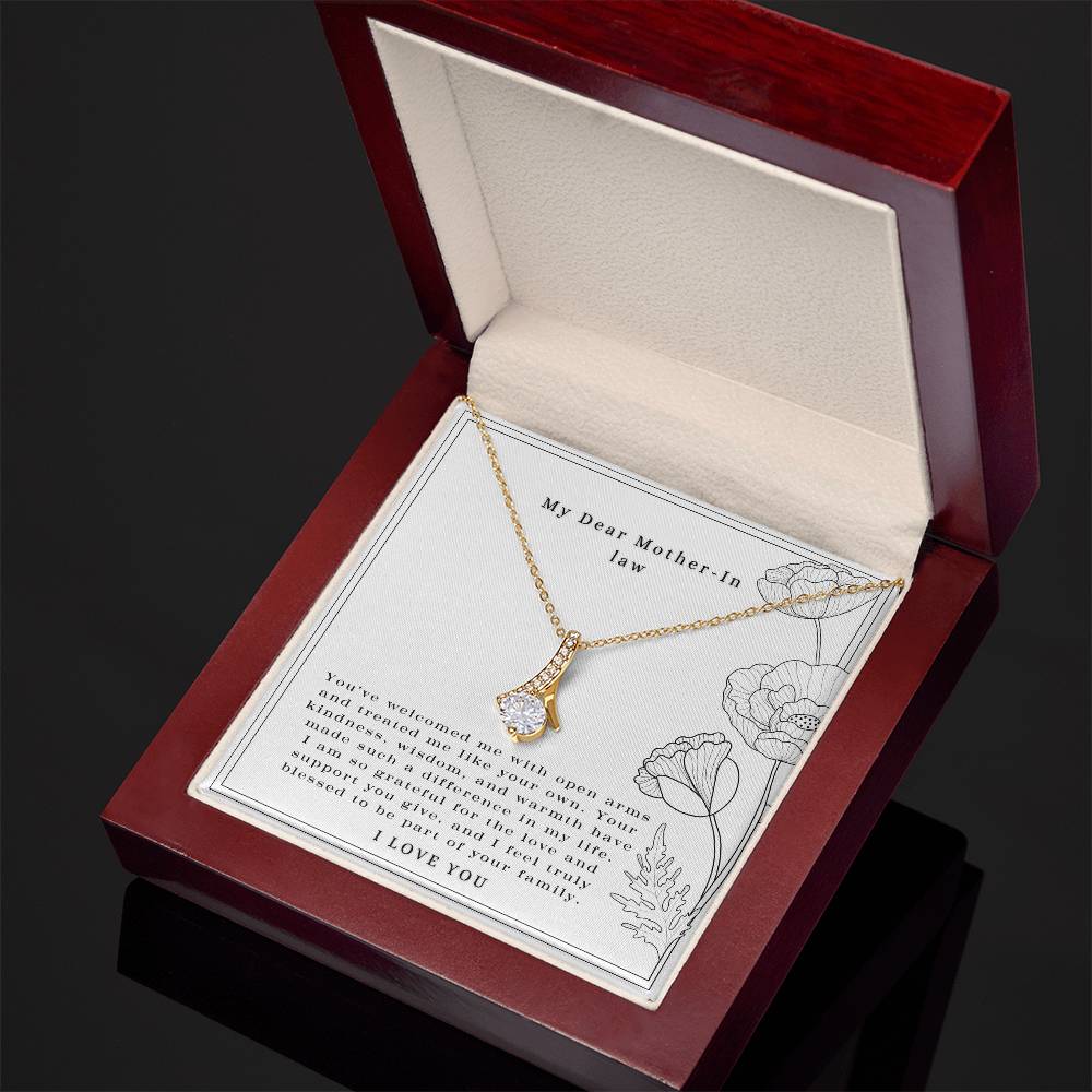 To My Mother In Law - Alluring Beauty Necklace
