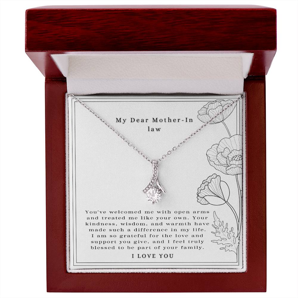 To My Mother In Law - Alluring Beauty Necklace