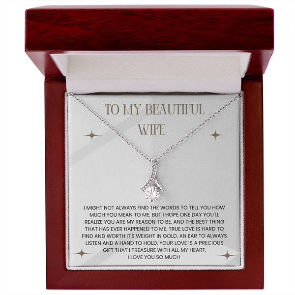 To My Beautiful Wife