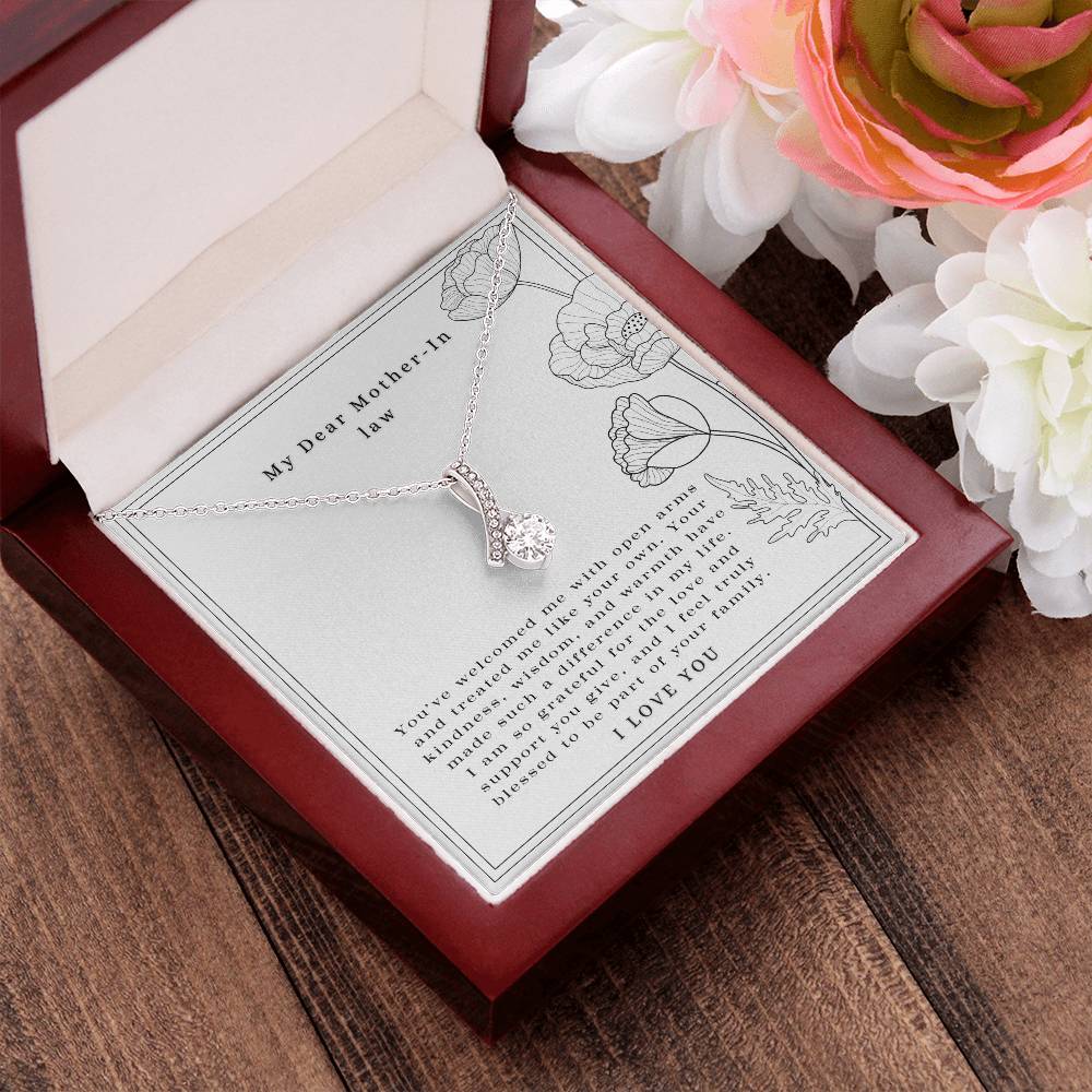 To My Mother In Law - Alluring Beauty Necklace